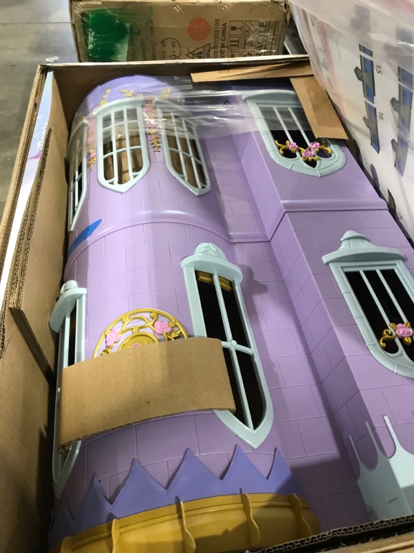 Photo 2 of MGA's Dream Ella Majestic Castle Playset, Fits 11.5" Fashion Dolls, Furniture & Accessories, Portable 35" H x 18" W Dollhouse Play Pretend Gift for Kids, Toys for Girls & Boys Ages 3 4 5+ Years