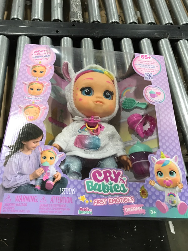 Photo 1 of Cry Babies First Emotions Dreamy Interactive Baby Doll with 65+ Emotions and Baby Sounds, Girls & Kids Age 3+, Multi