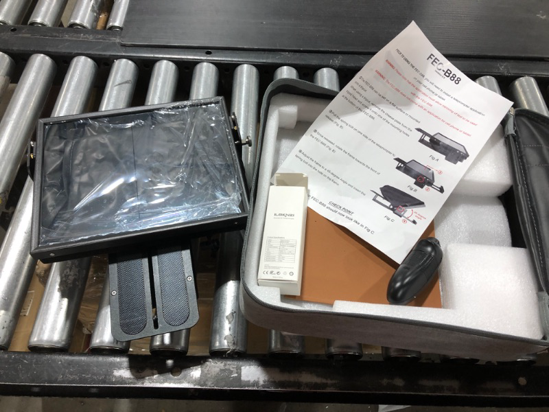 Photo 1 of Teleprompter Kit with Remote Control for iPad Optical 70/30 Beam Split Glass Zoom Meeting Creating Video Content Online Teaching with Professional Carry Case
