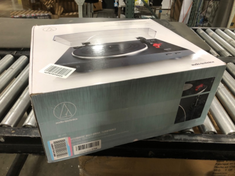 Photo 1 of Audio-Technica AT-LP3BK Fully Automatic Belt-Drive Stereo Turntable, Black 