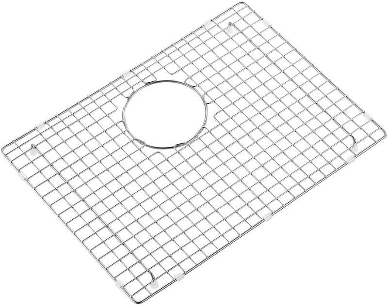 Photo 1 of  CIPOTAL 19.2 in. x 14.2 in. Rear Drain Kitchen Sink Bottom Grid with Supersoft Silicone Feet in 304 Grade Stainless Steel 