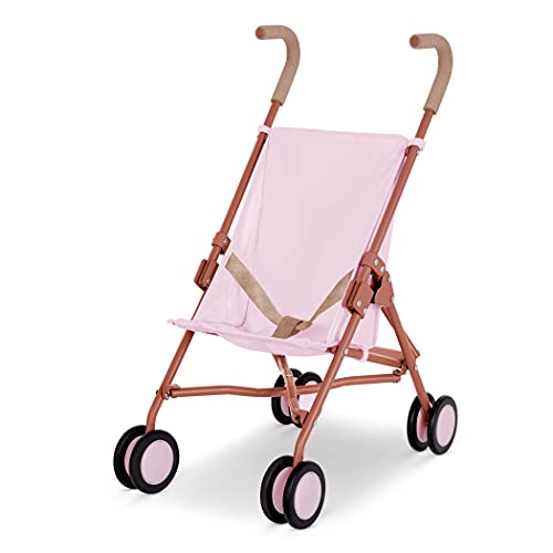 Photo 1 of BABI by Battat – Cute & Stylish Baby Doll Umbrella Stroller – Pink Carriage, Foldable Frame & Double Wheels – Fits 14-inch Dolls – Children’s Toys for Kids Ages 3+ (BAB7609C1Z)
