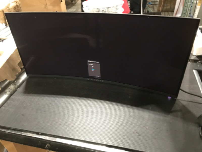 Photo 2 of Alienware 34 Inch Curved PC Gaming Monitor, 3440 x 1440p Resolution, Quantum Dot OLED 175Hz, 1800R Curvature, True 1ms GTG, 1,000,000:1 Contrast Ratio, 1.07 Billion Colors, AW3423DW - Lunar Light 34.18 Inches AW3423DW