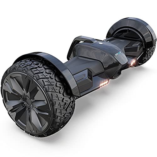 Photo 1 of Gyroor 8.5" Off Road All Terrain Hoverboards, 10mph Speed & Max 12.5 Miles by 700W Motor, F1 Fastest Racing Hoverboard for Adults with Bluetooth Speak
