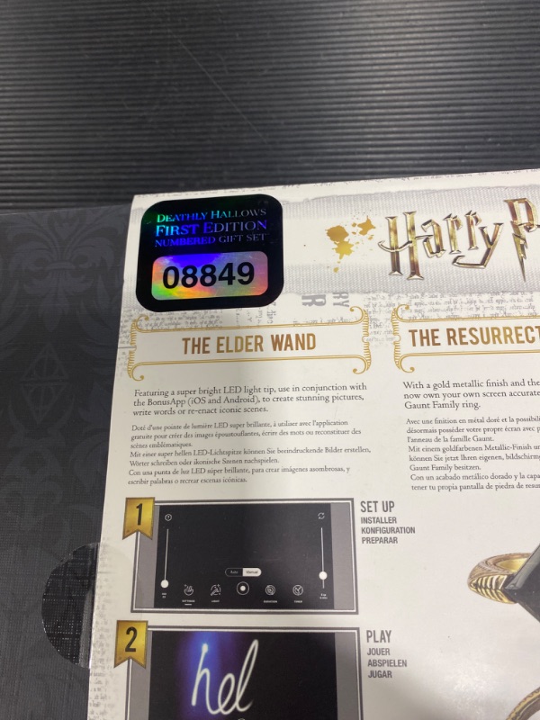 Photo 3 of Collection The Deathly Hallows Junior Collection - Invisibility Cloak, Elder Wand and Resurrection Stone Harry Potter