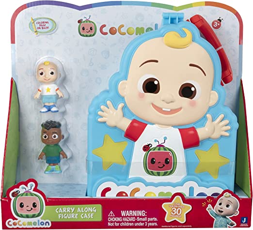 Photo 1 of CoComelon Carry Along Figure Case - Includes 2 Articulated Figures, JJ and Cody - Play On The Go - The Perfect Travel Gift - Toys for Kids, Toddlers, and Preschoolers
