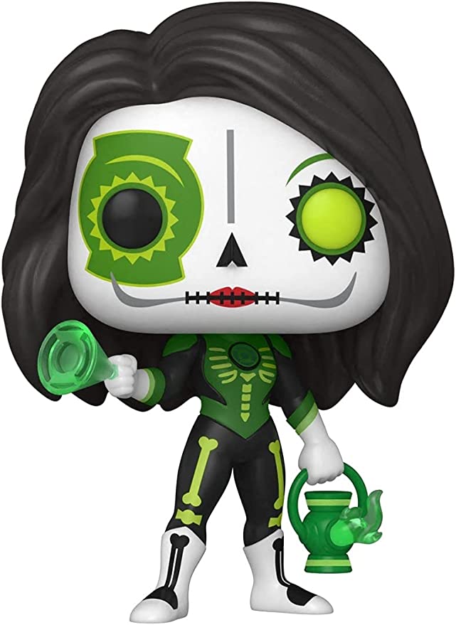 Photo 1 of Funko POP Pop! Heroes: Dia De Los DC - Green Lantern (Jessica Cruz), Multicolor 