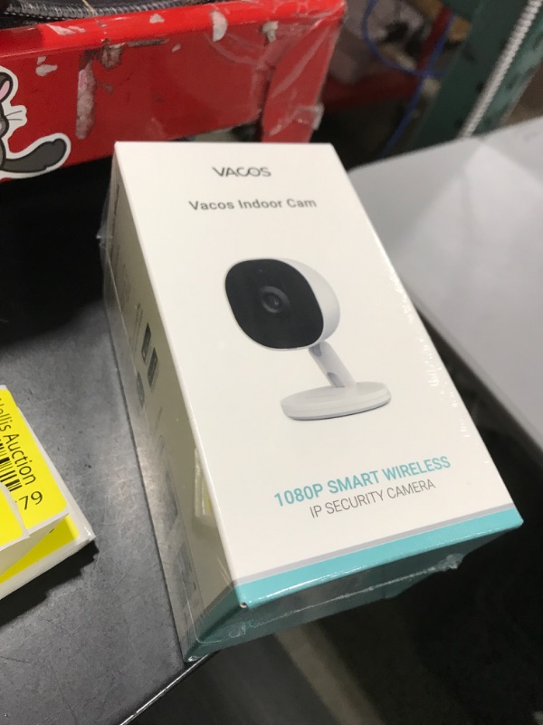 Photo 2 of Vacos Cameras for Home Security Indoor - Pet Dog Camera with Phone App 1080P HD Baby Monitor Camera with Two Way Audio / Motion Detection/ Privacy Mode Work with Alexa and Google Assistant