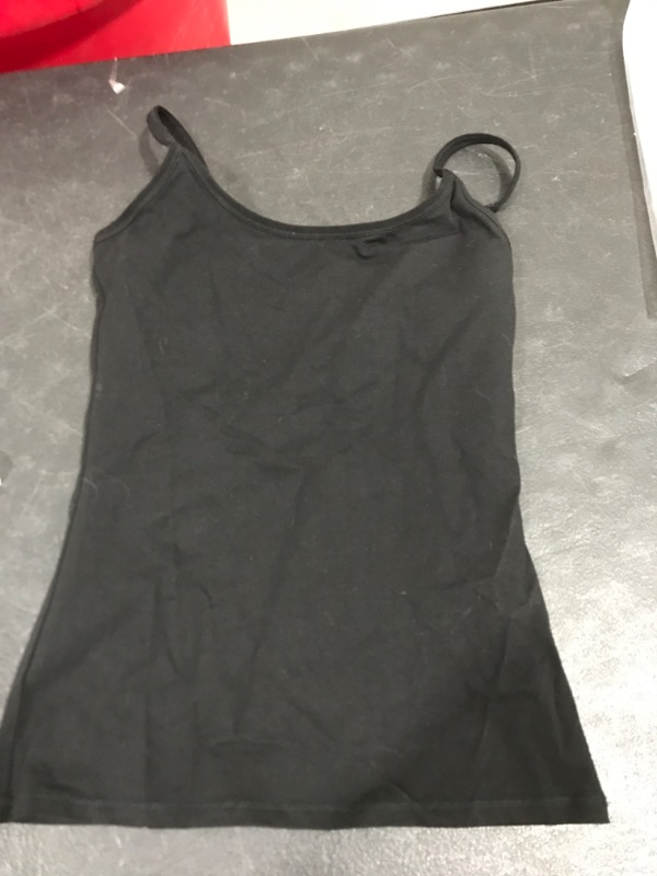 Photo 1 of BLACK TANK TOP WITH BUILT IN BRA SIZE XS 