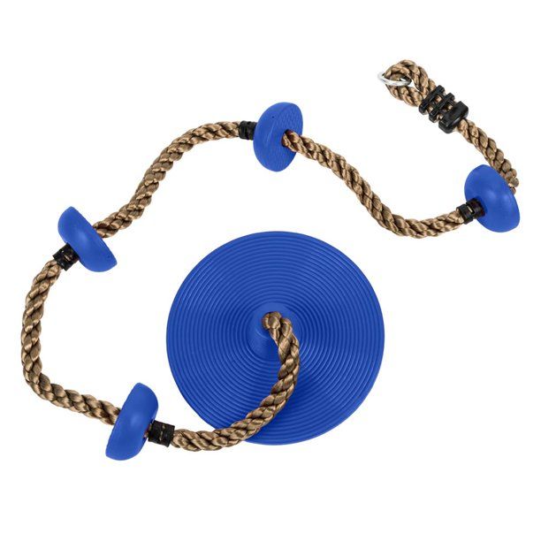 Photo 1 of Zimtown Kids Climbing Rope Swing Round Disc Swing Set Acceccories,Blue
