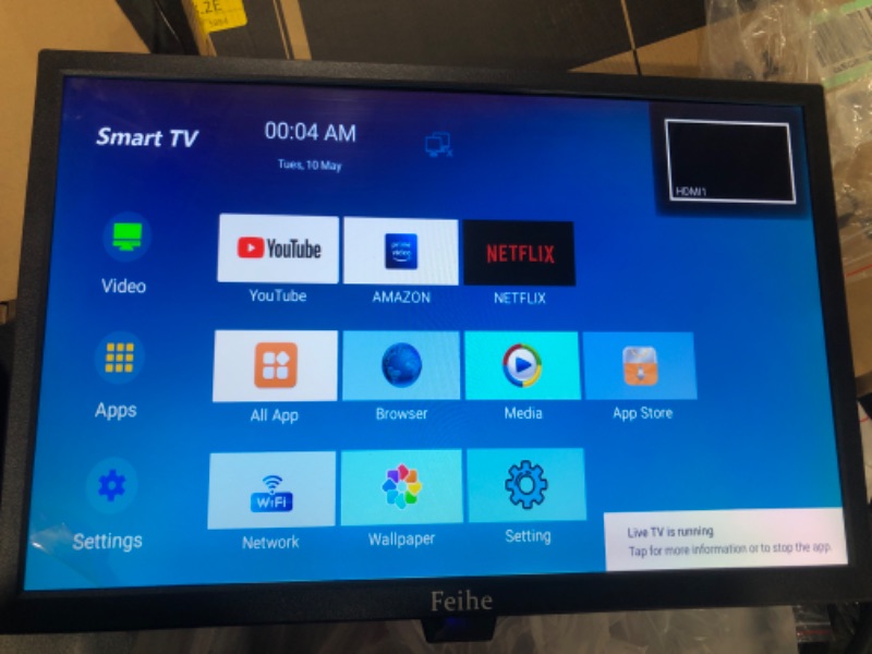 Photo 1 of Feihe 19-inch 720P HD Smart Android TV with HDMI, USB?Not ATSC Tuner Functionality?