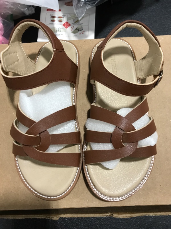Photo 1 of YOUTH GIRLS' SANDALS. BROWN. SIZE 12M. NEW!