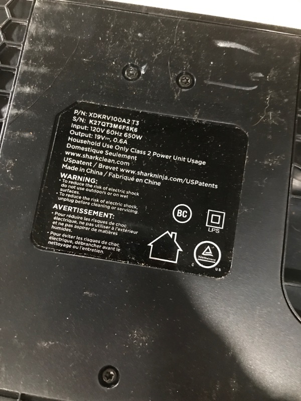 Photo 4 of Shark RV1001AE IQ Robot Self-Empty XL, Robot Vacuum with IQ Navigation, Home Mapping, Self-Cleaning Brushroll, Wi-Fi Connected, Works with Alexa, Black
