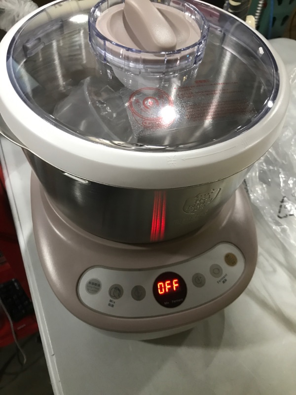 Photo 4 of Bear HMJ-A50B1 Dough Maker with Ferment Function, Microcomputer Timing, Face-up Touch Panel, 4.5Qt, 304 Stainless Steel
