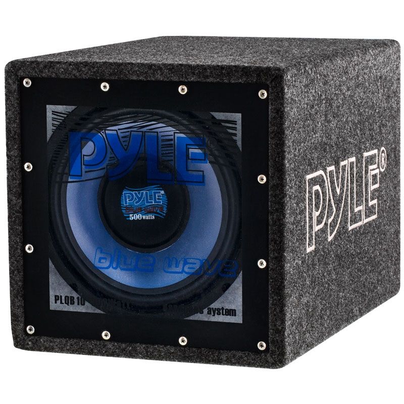 Photo 1 of Pyle PLQB10 10" 500 Watt Car Audio Speaker Subwoofer Bandpass Enclosure System