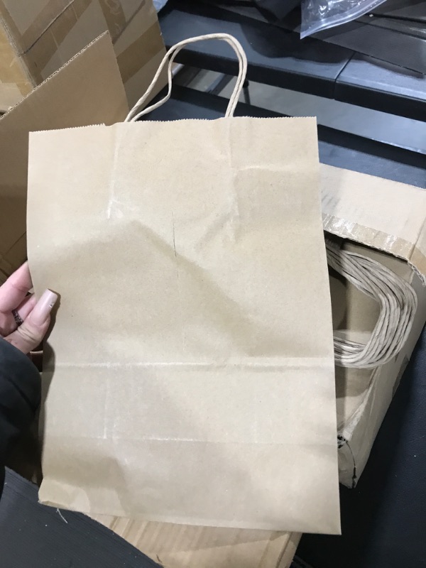 Photo 3 of 10x5x13 Kraft Paper Bags 100 Pcs 