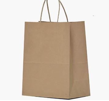 Photo 1 of 10x5x13 Kraft Paper Bags 100 Pcs 