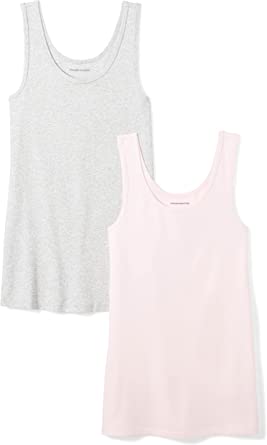 Photo 1 of Amazon Essentials Women's Slim-Fit Tank, Pack of 2 Size XL
