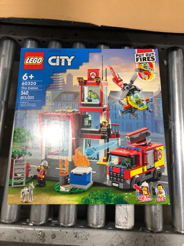 Photo 2 of LEGO City Fire Station 60320 Building Toy Set for Kids, Boys, and Girls Ages 6+ (540 Pieces) Frustration-Free Packaging