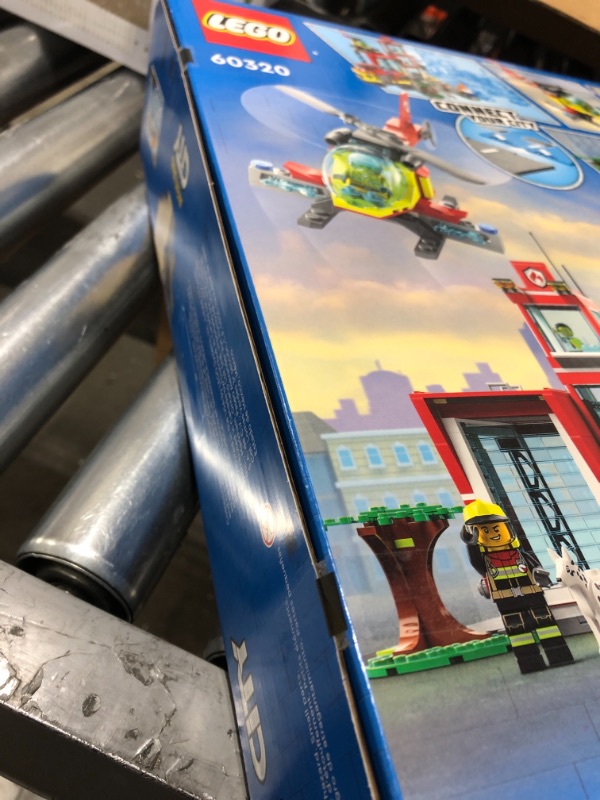 Photo 3 of LEGO City Fire Station 60320 Building Toy Set for Kids, Boys, and Girls Ages 6+ (540 Pieces) Frustration-Free Packaging