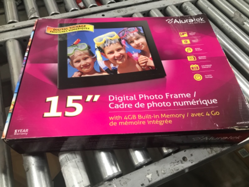 Photo 5 of Aluratek 15-in. Digital Photo Frame