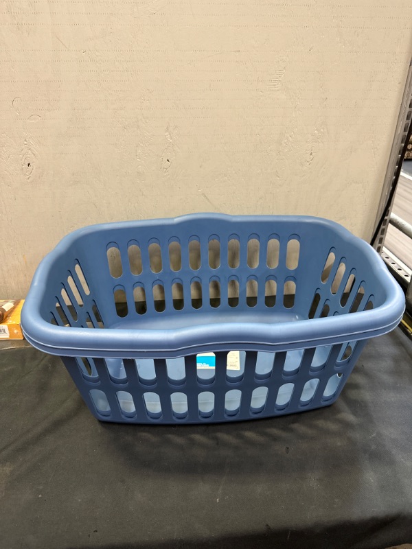 Photo 2 of 1.5bu Laundry Basket Blue - Room Essentials™ (2 PACK)
