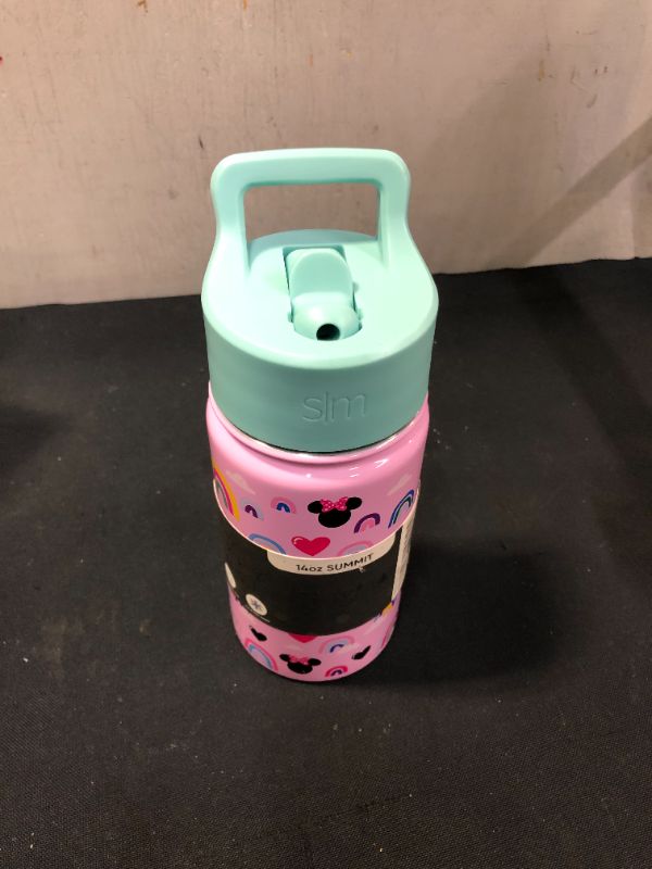 Photo 1 of 14oz Stainless Steel Summit Kids Water Bottle with Straw - Simple Modern


