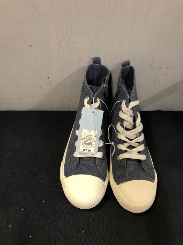 Photo 2 of Boys' Shiloh Lace-Up Zipper Sneakers - Cat & Jack™ SIZE 1

