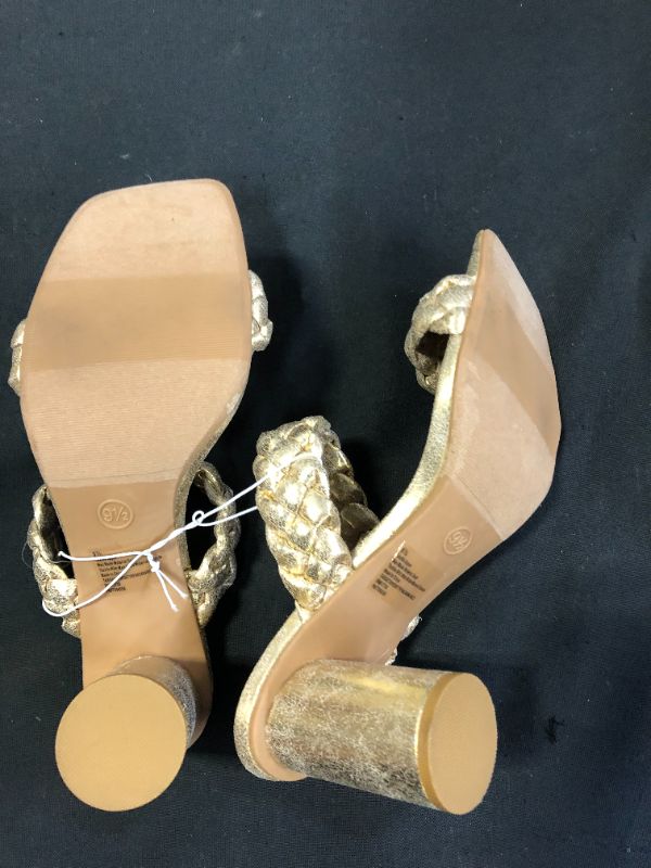 Photo 3 of A NEW DAY  WOMEN'S GOLD HIGH HEELS SIZE 9.5