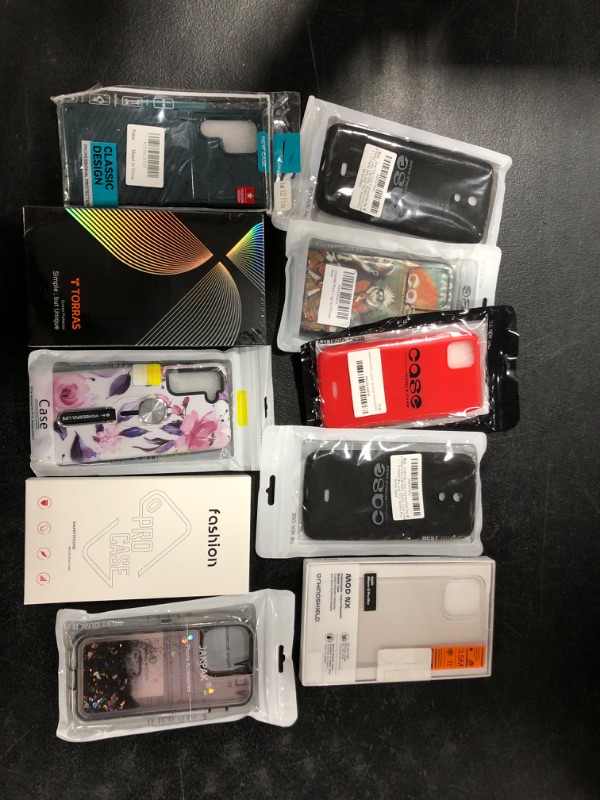 Photo 1 of Bundle of Miscellaneous Phone Cases (Sold as is) 