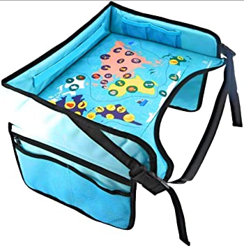 Photo 1 of Bili & Bon Kids Travei Tray, Toddler Seat Activity Tray, Art Supplies Storage Pockets