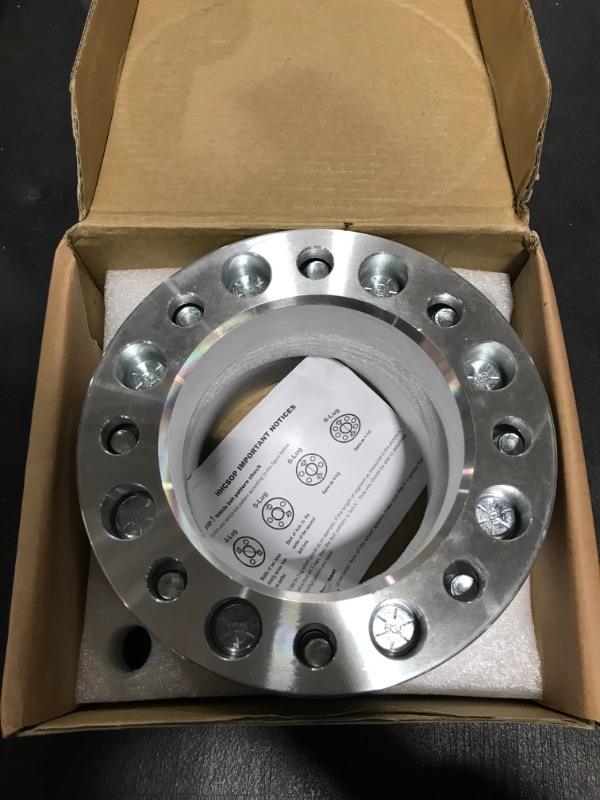 Photo 2 of 8x6.5 Wheel Spacer 1.5" (38mm) 126.15mm Bore with 14x1.5 Studs for Chevy 1500 HD 2500 HD 3500 HD Silverado Express Suburban Avalanche GMC Sierra Savana Yukon XL