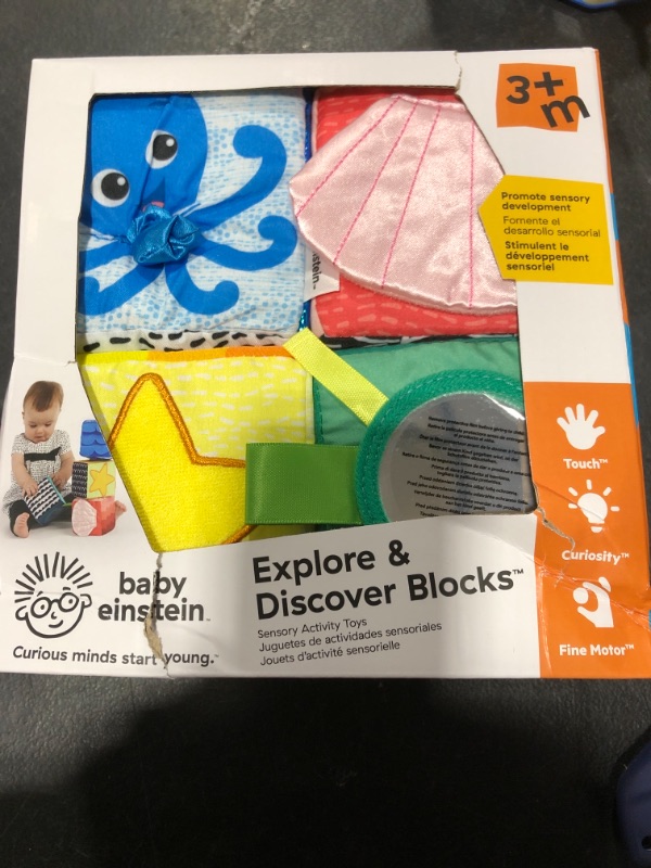 Photo 1 of Baby Einstein Explore & Discover Soft Blocks Toys, Ages 3 months +