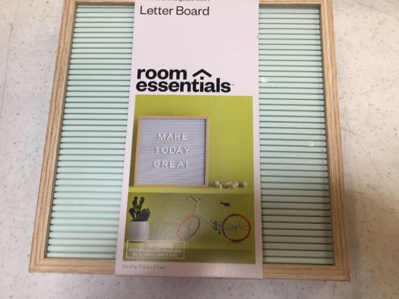 Photo 2 of 11" x 11" Plastic Slat Letterboard - Room Essentials™

