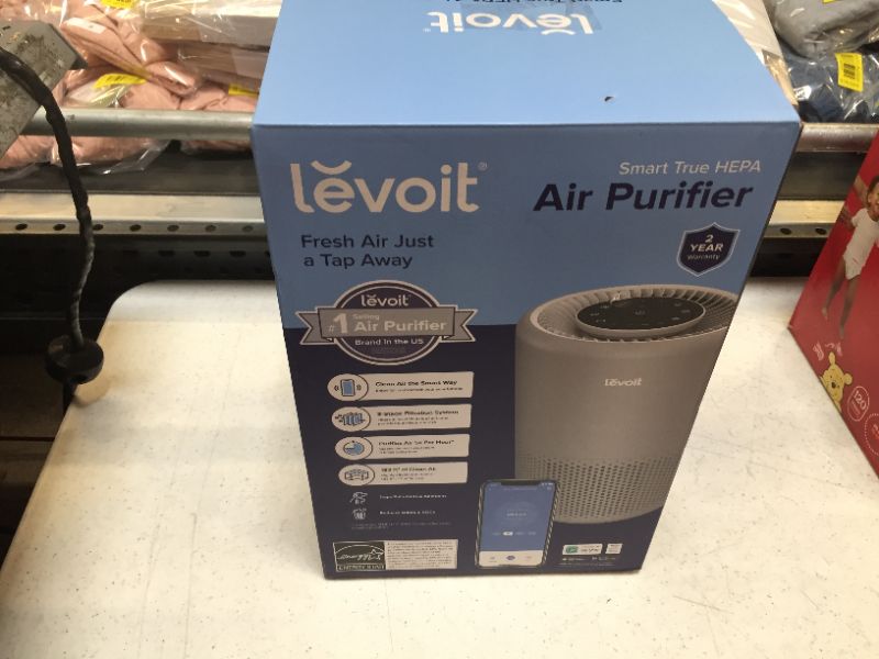 Photo 2 of Levoit Core 200s Smart True HEPA Air Purifier Gray

