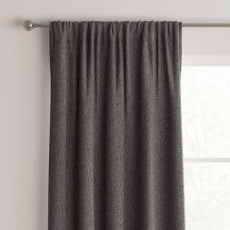 Photo 1 of 1pc Room Darkening Heathered Thermal Window Curtain Panel - Room Essentials™-- 2 PIECES

