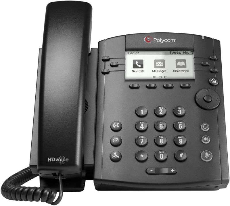 Photo 2 of Polycom VVX 311 Corded Business Media Phone System - 6 Line PoE - 2200-48350-025 - Replaces VVX 310