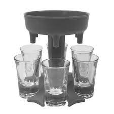 Photo 1 of 6 Shot Glass Dispenser and Holder -Dispenser For Filling Liquids, Shots Disp/Home&Kitchen Essentials