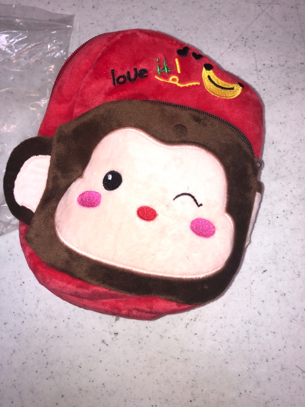 Photo 1 of DAIWEIS TODDLER BACKPACK TOY BAG MONKEY