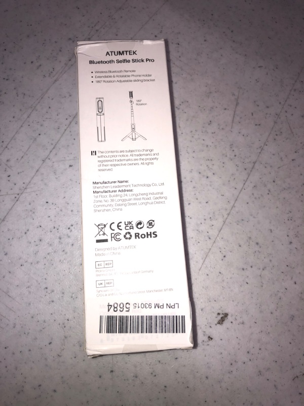 Photo 1 of ATUMTEK Selfie Stick Tripod