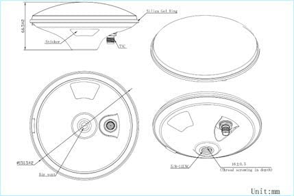 Photo 2 of GNSS Surveying Antenna and Precise Navigation Antenna GPS/GLONASS/Galileo/Compass Multiple Bands