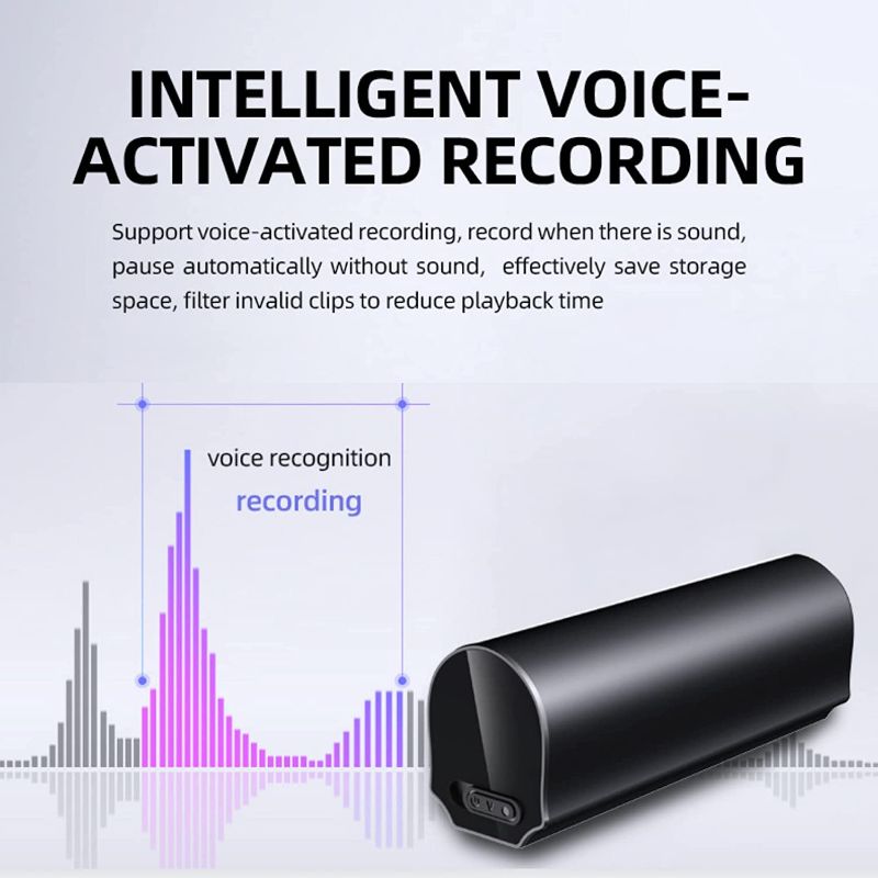 Photo 2 of New 2022 Dododuck Professional Q78 Voice Activated Recorder, Newest Upgraded Version of Q77, 500 Hours Continuous Battery Recording Time, Magnetic, Aluminum Allow (32 GB)