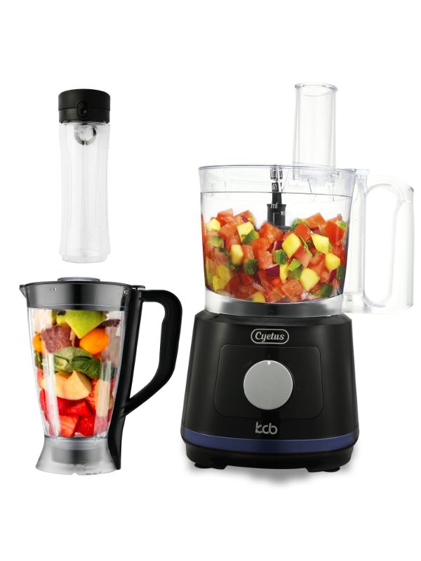 Photo 1 of CYETUS 8-in-1 Large Digital 8-Cup Food Processor - Black
