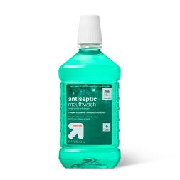 Photo 1 of Antiseptic Green Mint Mouth Wash - 50.7 fl oz- up & up™

