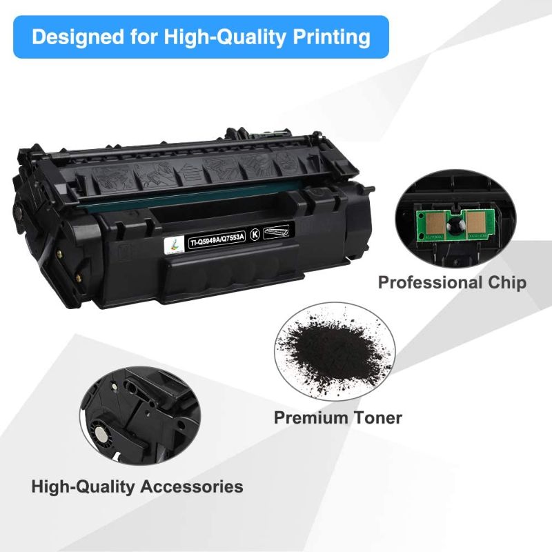 Photo 1 of PREMIUM TONER CARTRIDGE Q5949A-2PK ---PACKAGING IS DAMAGED--