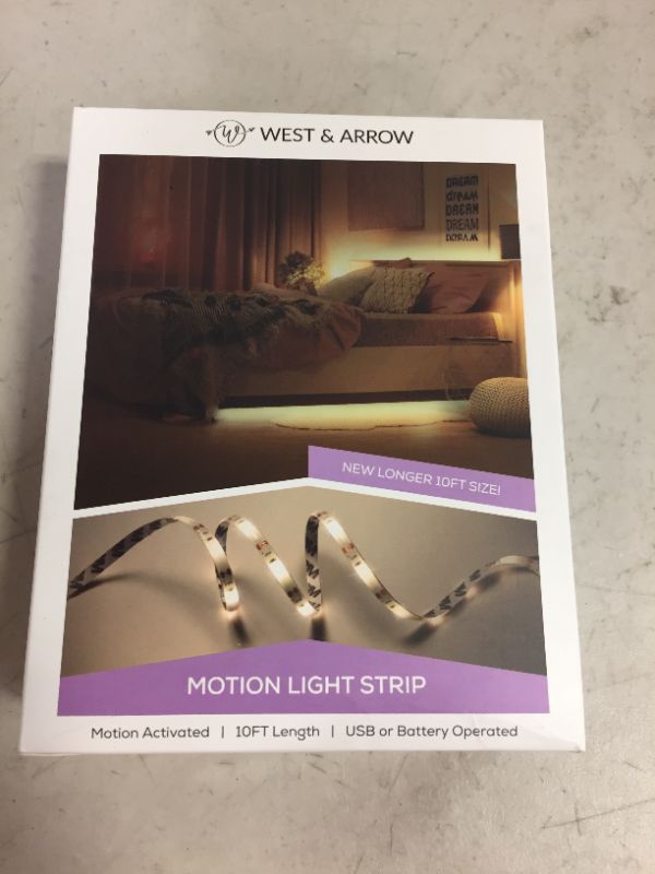 Photo 2 of 10 LED Motion Strip Rope Light Warm White - West  Arrow