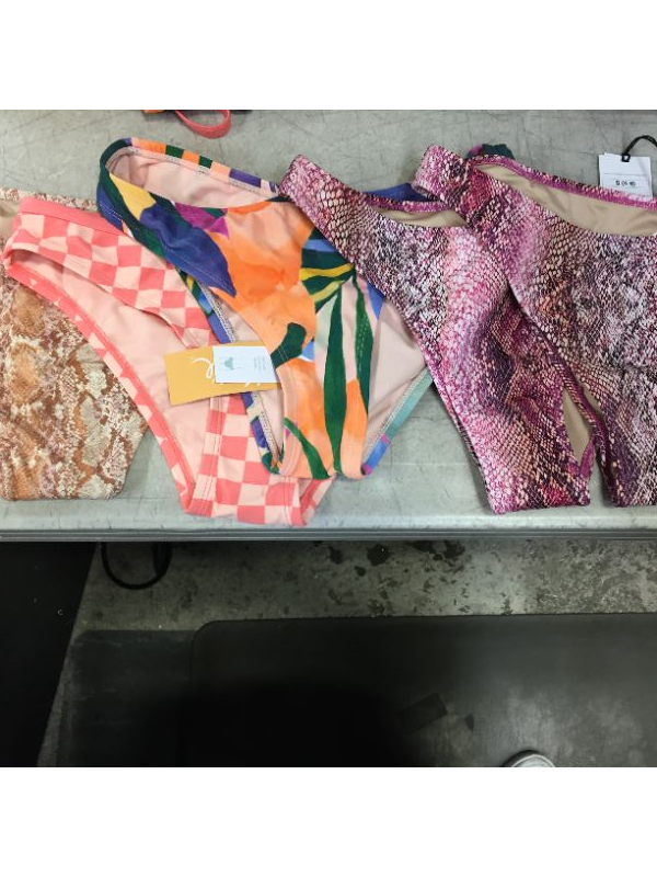 Photo 1 of BAG LOT OF WOMEN'S BIKINI BOTTOMS SIZE S 