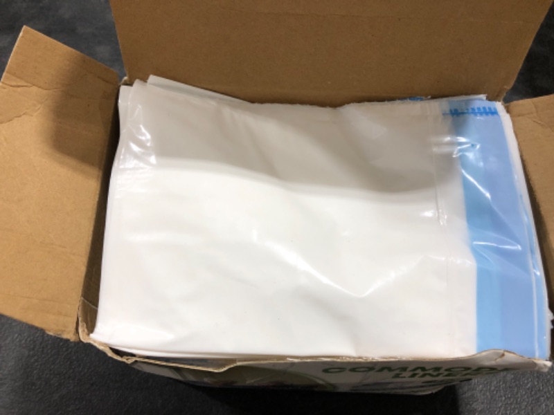 Photo 2 of Commode Liners - 100 Strong Portable Toilet Bags - Easy To Use Bedside Commode Liners Disposable - Toilet Liners That Support Dignity of Seniors & Disabled - No More Buckets to Wash - NO Absorbent Pad