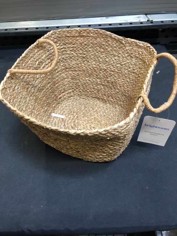 Photo 2 of Woven Seagrass Basket Natural - Brightroom™

