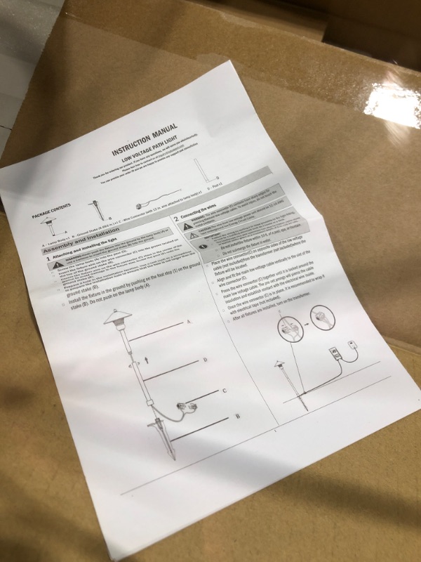 Photo 4 of 8 Pack Low Voltage LED Landscape Kits, 12V Pathway Flood Light Kits, 10W 390LM and 3W 150LM Wired for Outdoor Yard Lawn, Die-cast Aluminum, 50W and 30W Equivalent 15-Year Lifespan Mushroom Path Light Kits